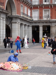 Madrid costume people
